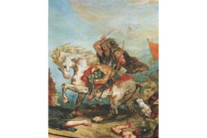 Eugène Delacroix (1798–1863) vẽ Attila cưỡi ngựa bạch