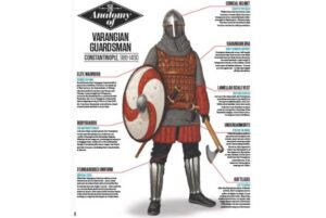 Tướng Constantine Laskaris được bầu lên thay và hô quyết chiến. Ông tung đơn vị cuối cùng là Lực lượng vệ sĩ Varingian (hình) của đại đế lên bờ thành sau khi tăng lương cho họ. Đây là lính đánh thuê người Nga và Thụy điển, ai cao trên 1m80 và biết múa rìu hai lưỡi thì hãy đăng lính. Đội thiên thần bông tai đỏ này ra tuyến bến tàu. Lính Varigian đeo bông tai rubis nên được gọi là như vậy, nhưng họ lại để thành vỡ ở bến tàu.