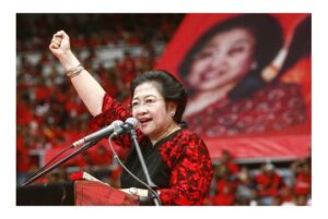 Tại Indonesia: bà Megawati Sukarnoputri. Hình từ trang này
