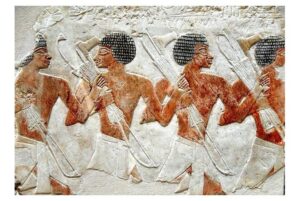 Cung thủ Nubia trong quân đội Ai Cập. Da đen trong quân Ai Cập là một truyền thống mấy chục thế kỷ. Hình từ trang này